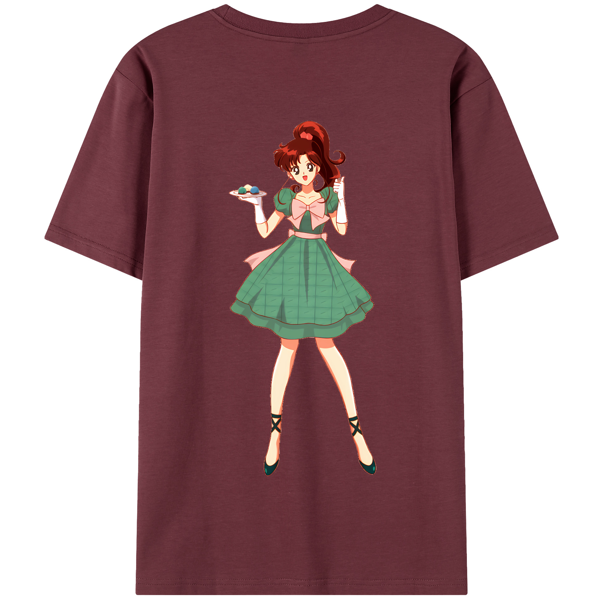 （画像用） 美少女戦士セーラームーン 木野 まこと きの まこと Sailor Moon Kino Makoto （セーラージュピター；Sailor Jupiter） 綿100％半袖Tシャツ（背面プリント）
